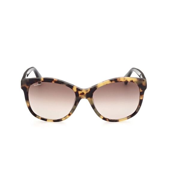 NWT MaxMara Havana 56mm Tortoise Gradient Brown Butterfly Sunglasses - Picture 1 of 5